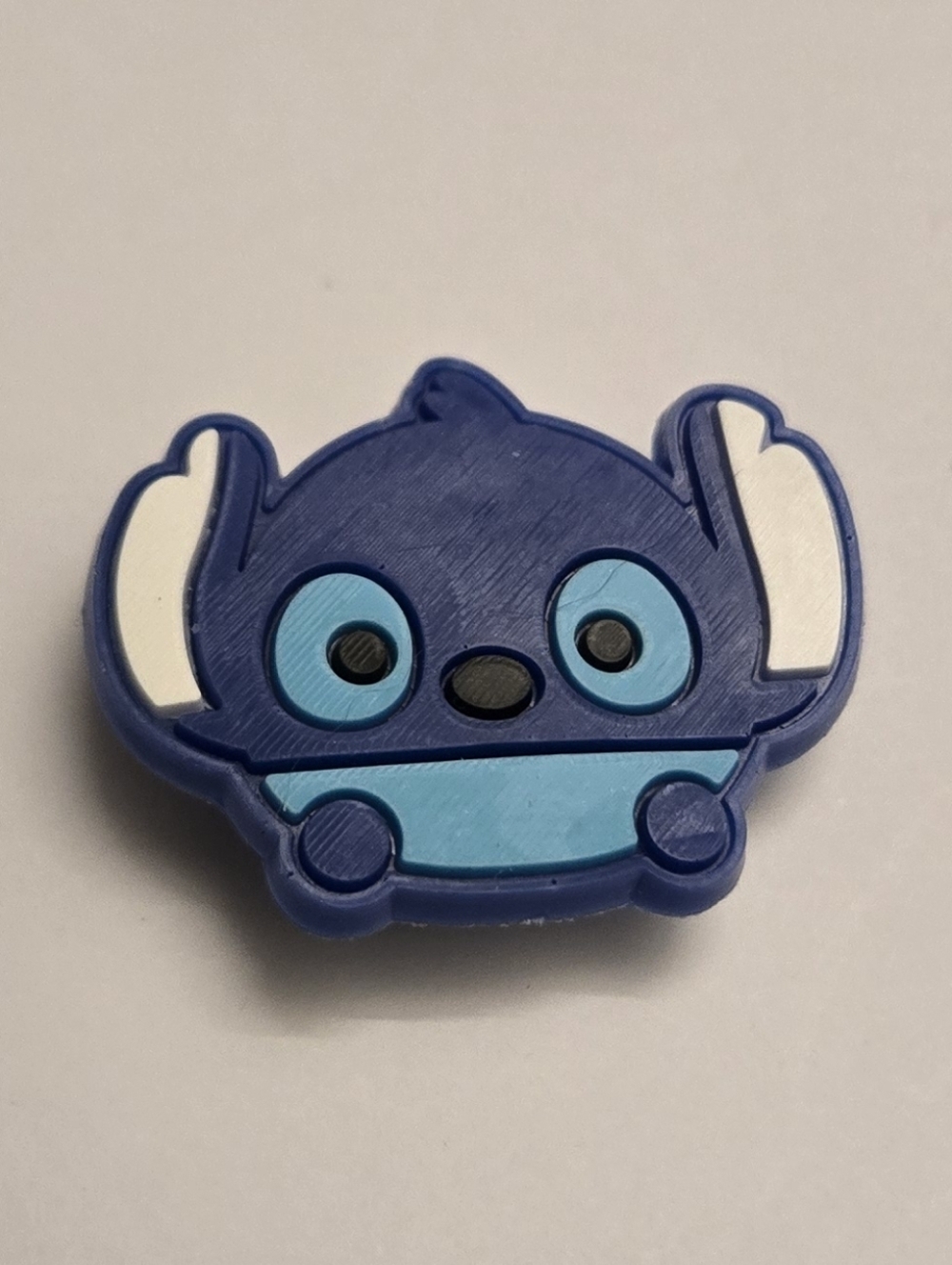 3/$10 Stitch Face Croc Charm Jibbitz Disney Blue Alien